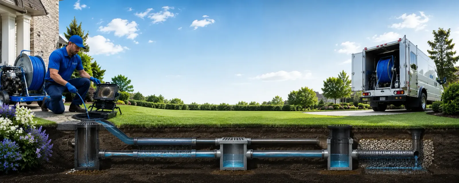 Outdoor drain cleaning information for Koosharem, UT